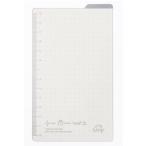 i.. выпускать внизу кровать SUNNY LIGHT NOTEBOOK для [gray]A6 A6 деформация точка person глаз серый одноцветный сделано в Японии LSLX-01