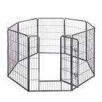 FEANDREA домашнее животное забор для больших собак для средних собак домашнее животное Circle panel 8 листов несколько объединенный возможность стальной сборка легко складывается тип собака мера все .