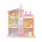 タカラトミー(TAKARA TOMY) すみっコぐらし くっつきすみっコ まわそうしろくまエレベーター 3階だてのすみっコハウス
