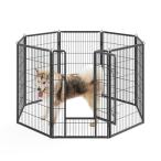 FEANDREA домашнее животное Circle высота 120cm для больших собак супер для больших собак panel 8 листов несколько объединенный возможность стальной сборка легко складывается тип собака мера все 