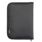 ショッピングブックカバー エムプラン ブックカバー キュービックス ラウンドジップＮ 四六判サイズ ブラック 114041-15-135