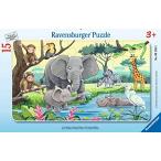 Ravensburger ラベンスバーガー パズル 15ピース アフリカの動物たち 06136 5
