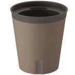 リッチェル 底面給水鉢 ミエルノPlus ポット 17型N ダークブラウン 700948 土容量 1L、水容量 0.5L