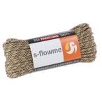 スフローム(s-flowme) パラコード 7芯 4mm x 30m 耐荷重 250kg クラフト テントロープ アクセサリー ブレスレッド アウト