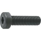 TRUSCO(トラスコ) 低頭六角穴付ボルト 黒染め半ネジ サイズM4×25 12本入 B081-0425 × 10PK 【ケース販売】