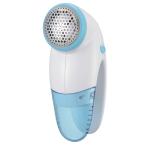 オーム電機 毛玉取り器 電動 電池式 毛玉クリーナー 毛玉取り機 けだまとり スリムグリップ 外刃42mm ブルー 安全スイッチ付き KAJ-KE5