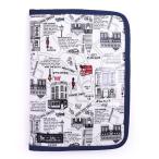 COLORFUL CANDY STYLE 母子手帳ケース 男の子 マルチケース 人気 ファスナー かわいい 二人用 カフェアベニュー・アイボリー B