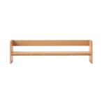 無印良品 木製デスク用上置き棚 オーク材突板 幅109×奥行20×高さ30cm 12841074