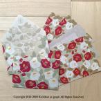 椿（つばき） 文様／封筒 便箋 手作