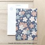 桜（さくら） レトロ デザインポストカード／2枚セット