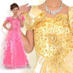 ４段フリルコサージュドレスNv25