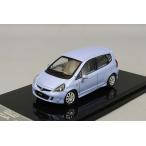 ミニカー/完成品 GCD 1/64 ホンダ フィット GD 右ハンドル ライトブルー