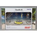 トミカリミテッドヴィンテージ NEO 1/64 ジオコレ64 #カースナップ11b テレビクルー2 (ホンダ シティ カブリオレ 黄 付)