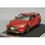 ミニカー/完成品 プレミアムX 1/43 日産 GT-R ブラックエディション 2014 メタリックレッド ダイキャスト製