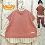 p.premier ピードットプルミエ　シャツ＆ベストのレイヤー風切替トップス 子供服 セール 25秋冬