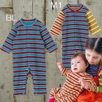 p.premier ピードットプルミエ　イロチ買いしたいボーダーストレッチリブカバーオール 子供服 NEW 26秋冬