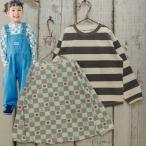 p.premier　ピードットプルミエ　ヘビロテしたくなる総柄長袖ストレッチTシャツ 子供服 セール 25春夏