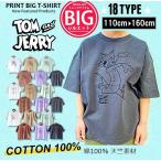 トムとジェリー 半袖Tシャツ 110cm 120cm 130cm 140cm 150cm 160cm 綿100% TOM and JERRY キャラクター プリント ビッグシルエット 子供服 男の子 女の子 夏