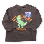  футболка с длинным рукавом 80cm 90cm 95cm динозавр tilanosaurus long T принт симпатичный Kids baby ребенок одежда мужчина весна cut and sewn Dinosaur нашивка симпатичный зима осень 