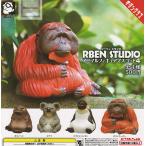 RBEN STUDIO リーベンスタジオ アニマルフィギュアマスコット4 全4種セット (ガチャ ガシャ コンプリート)