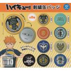 ハイキュー!!刺繍缶バッジ 全8種セット (ガチャ ガシャ コンプリート)