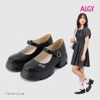 40%OFFセール アルジー 厚底ローファー 女の子 無地 靴 ジュニア キッズ 子供 通学 学校 22-24cm ALGY G 新作 2501 55