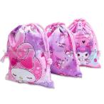  бесплатная доставка My Melody & черный mi мешочек 3 листов комплект Heart рисунок S размер примерно 18×21cm полиэстер 100% Sanrio мой mero черный miMY MELODY sanrio