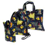 送料無料 ポケモン キルトバッグ3点セット 黒 日本製 レッスンバッグ ナップサック シューズケース ポケットモンスター Pocket Monsters 2025-2026年