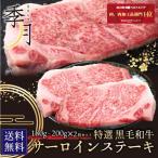 和牛 牛肉 黒毛和牛 A5等級 サーロインステーキ 遅れてごめんね 母の日 2024 BBQ バーベキュー(180g〜200g)×2枚 ギフト