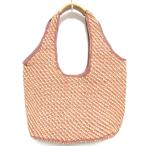 美品 HELEN KAMINSKI ヘレンカミンスキー ラフィア トートバッグ ハンドバッグ マルチカラー レディース 古着 中古