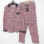  хорошая вещь kate spade new york Kate Spade конфеты рисунок салон одежда верх и низ в комплекте размер S черный Pink Lady -s б/у одежда б/у 