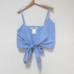  хорошая вещь MSGM M e волокно - M полоса бюстье размер XS голубой женский б/у одежда б/у 