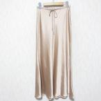 未使用 25SS GRACE CONTINENTAL グレースコンチネンタル サテンストレッチイージースカート 0125121410 38 ピンク レディース 古着 中古