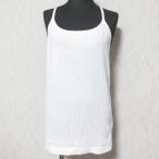  прекрасный товар 45R four ti пять a-ru майка Cross задний топ размер 2 белый женский б/у одежда б/у 