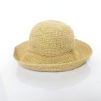 良品 HELEN KAMINSKI ヘレンカミンスキー ラフィアハット 帽子 ナチュラル レディース 古着 中古