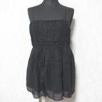  прекрасный товар 24SS MICA&amp;DEAL mica and ti-ru хлопок объем топ блуза 0124201103 FREE черный женский б/у одежда б/у 