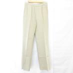 良品 22SS MUSE de DEUXIEME CLASSE ミューズドゥドゥーズィエムクラス LINEN CHINO リネン チノパンツ スラックス 36 ライトベージュ レディース 古着 中古