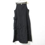 良品 marimekko マリメッコ 60thアニバーサリー ウニッコ ワンピース サイズ38 ブラック  レディース 古着 中古