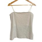  прекрасный товар 24AW Diagram Diag Ram ламе bare top 0324348029 36 серебряный цвет женский б/у одежда б/у 