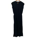 美品 24SS AURALEE オーラリー Ron Herman ロンハーマン別注 EXCLUSIVE LUSTER PLAITING ONE-PIECE ワンピース A24SD10RH 1 ブラック レディース 古着 中古