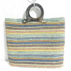  прекрасный товар JAMIN PUECHja man pyueshu корзина сумка ручная сумочка многоцветный женский б/у одежда б/у 