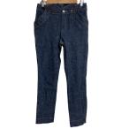 ショッピングダンガリー 美品 Vivienne Westwood ヴィヴィアンウエストウッド レッドレーベル ダンガリー スリムパンツ サイズ3 インディゴ レディース 古着 中古