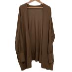 ショッピングミューズ 美品 24SS MUSE ミューズ ドゥーズィエムクラス shake code 七分袖 カーディガン ブラウン レディース 古着 中古