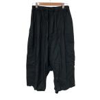 ショッピングサルエル 美品 nest Robe ネストローブ リネン サルエルパンツ Fサイズ ブラック レディース 古着 中古