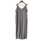  прекрасный товар 23SS BEAMS HEART Beams Heart широкий Silhouette все в одном комбинезон бежевый женский б/у одежда б/у 