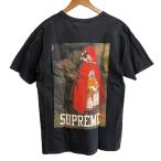 良品 Supreme シュプリーム Red Riding Hood Tee 赤ずきん 半袖 バックプリント クルーネック Tシャツ カットソー M ブラック メンズ 古着 中古