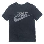 良品 NIKE × FPAR ナイキ × フォーティー パーセント アゲインスト ライツ Tシャツ カットソー プリント 半袖 L  黒 ブラック メンズ 古着 中古
