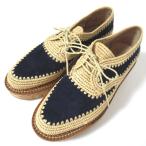  прекрасный товар GABRIELA HEARSTga желтохвост ela - - -тактный CLERGERIEkre Jeury - сотрудничество пробка подошва черновой .a обувь размер 36 примерно 23cm темно-синий женский б/у одежда б/у 