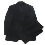  хорошая вещь MELBO TOP KNIGHTmerubo верх Night выставить костюм жакет блейзер брюки низ формальный чёрный черный мужской б/у одежда б/у 