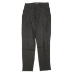 ショッピングGABBANA 未使用 DOLCE&GABBANA ドルチェ＆ガッバーナ リネン テーパード パンツ ワイド ボトムス センタープレス 48 ブラウン メンズ 古着 中古